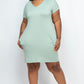 Breezy T-shirt Dress (Plus Size)